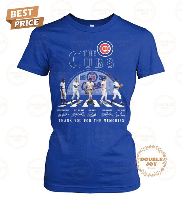 Chicago Cubs 148th Anniversary Thank You For The Memories T-Shirt