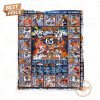 Denver Broncos 65th Anniversary 1959 2024 Fleece Blanket Cutting dash