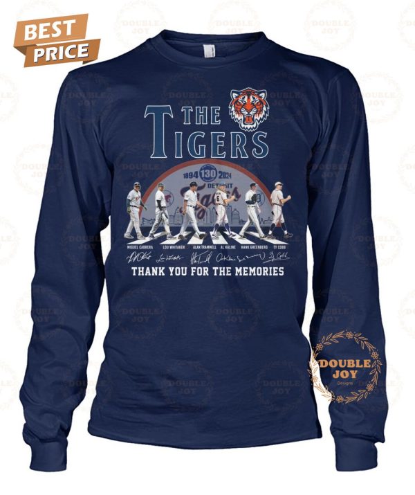 Detroit Tigers 130th Anniversary Thank You For The Memories T-Shirt