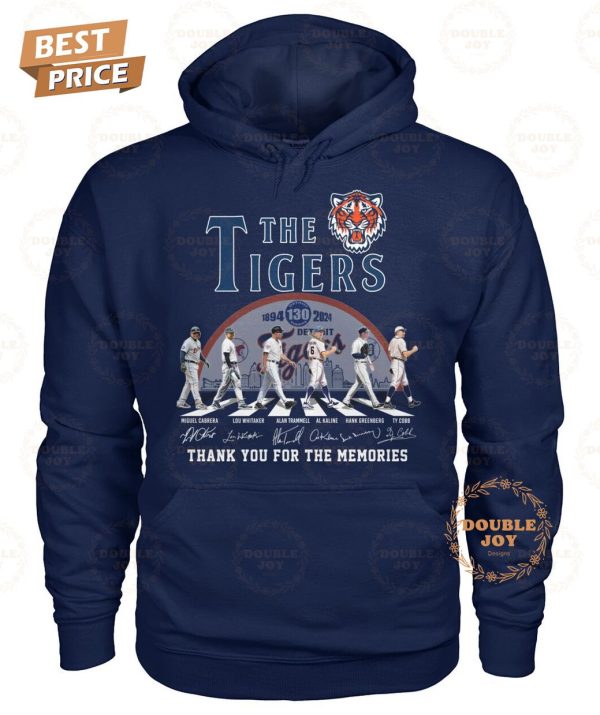 Detroit Tigers 130th Anniversary Thank You For The Memories T-Shirt