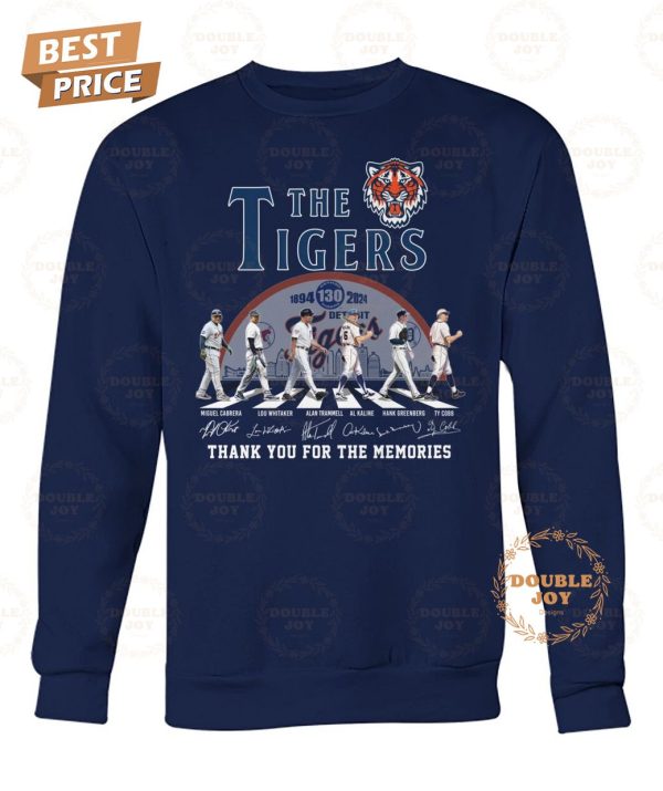 Detroit Tigers 130th Anniversary Thank You For The Memories T-Shirt