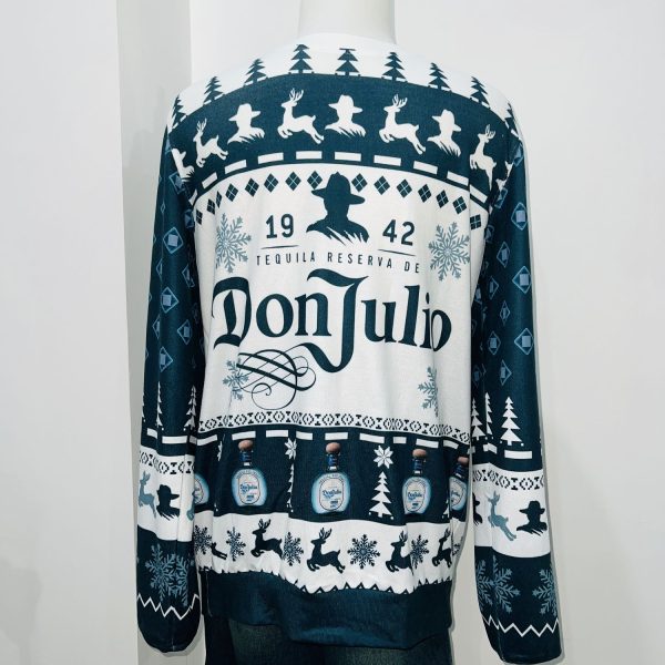 Don Julio Tequila Holiday Ugly Christmas Sweater