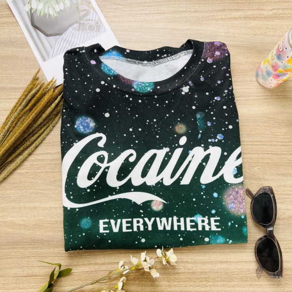 Snow Cat Cocaine Everywhere Premium Sweater