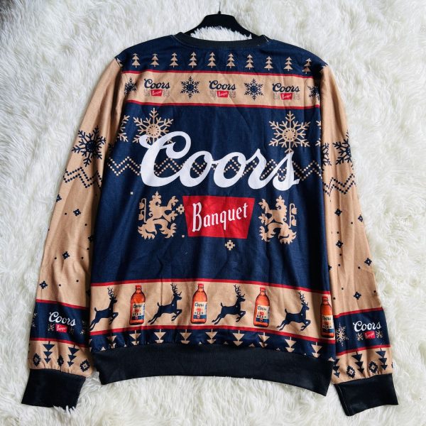 Personalized Coors Banquet Ugly Christmas Sweater