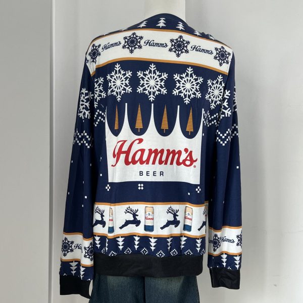 Personalized Funny Hamm_s Beer Ugly Christmas Sweater