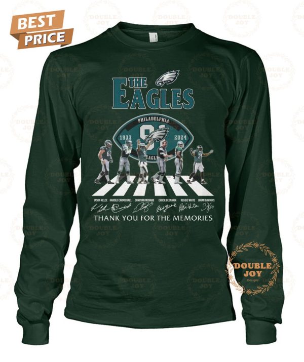 hiladelphia Eagles 91th Anniversary Thank You For The Memories T-Shirt