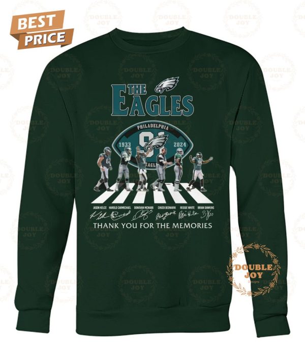 hiladelphia Eagles 91th Anniversary Thank You For The Memories T-Shirt