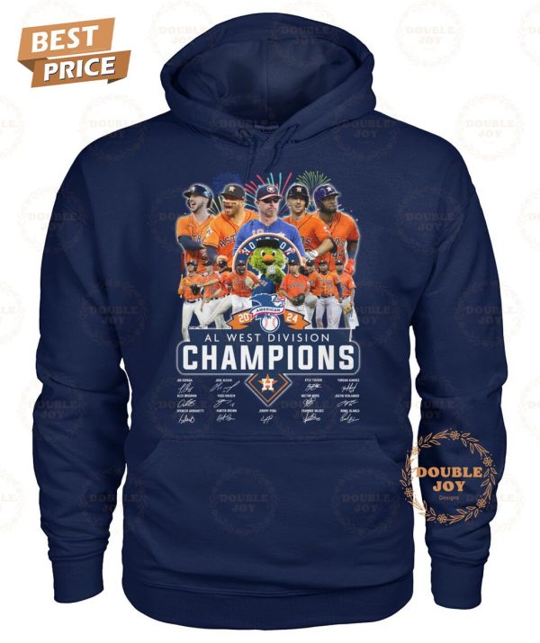 Houston Astros 2024 AL West Division Champions T-Shirt