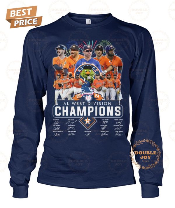 Houston Astros 2024 AL West Division Champions T-Shirt