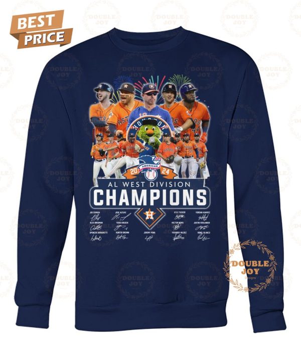 Houston Astros 2024 AL West Division Champions T-Shirt