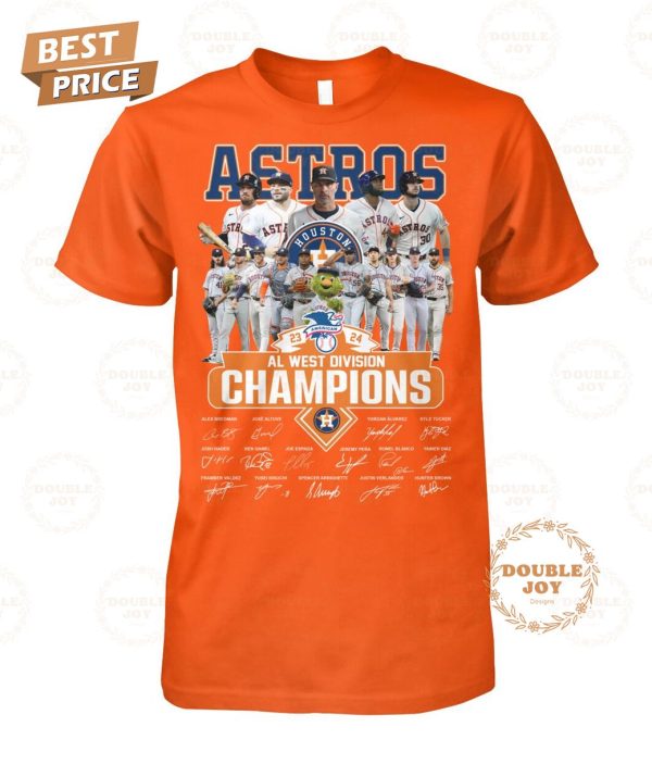 Houston Astros 23-24 AL West Division Champions T-Shirt