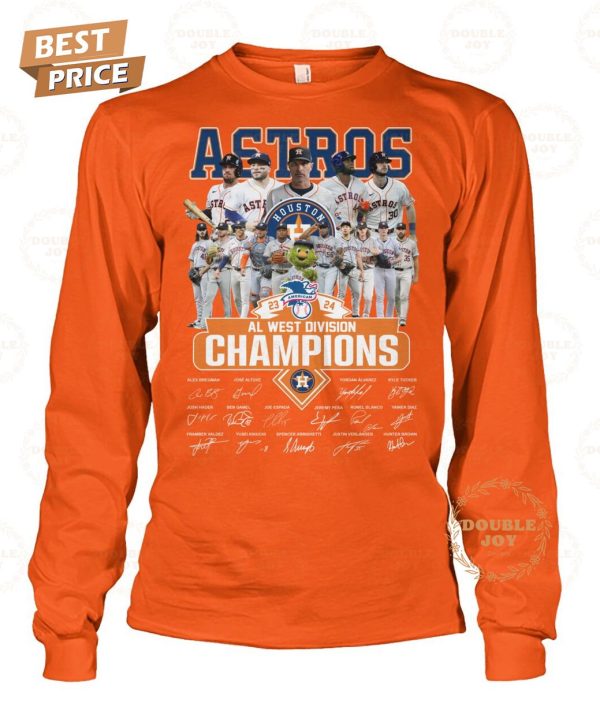 Houston Astros 23-24 AL West Division Champions T-Shirt