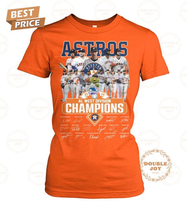 Houston Astros 23-24 AL West Division Champions T-Shirt