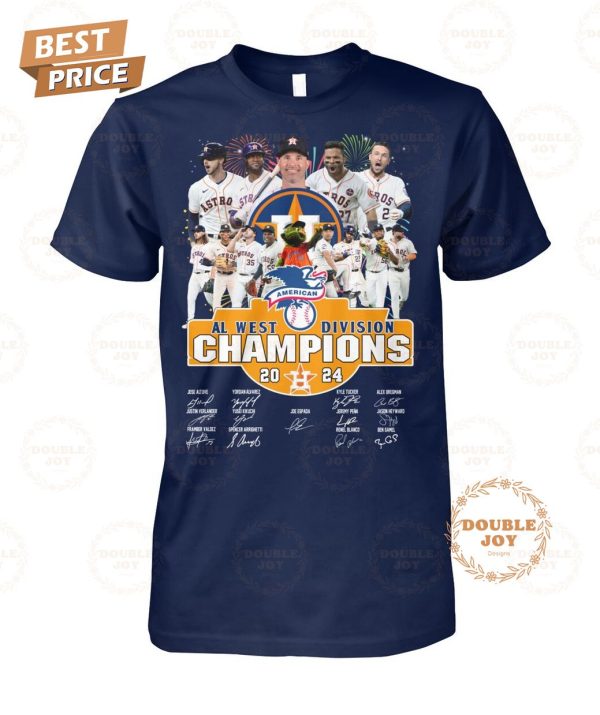 Houston Astros AL West Division Champions 2024 T-Shirt