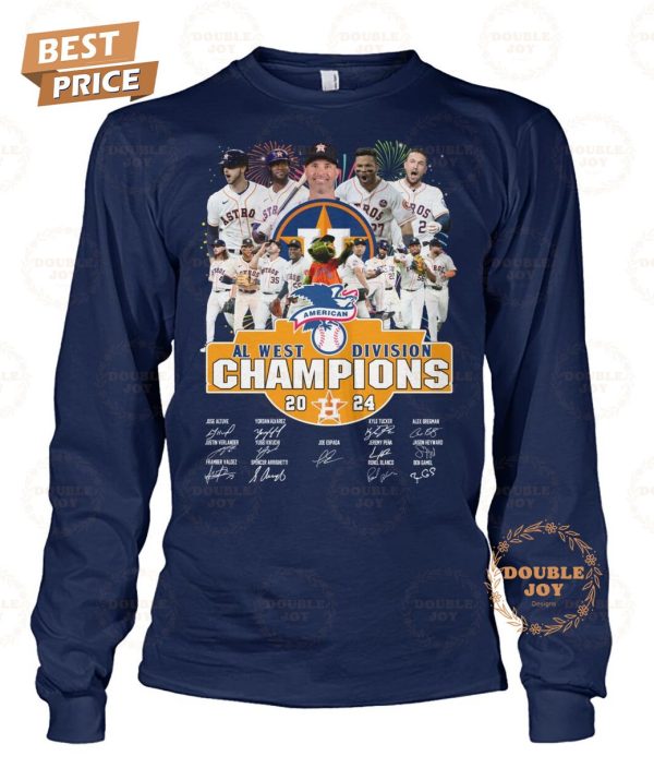 Houston Astros AL West Division Champions 2024 T-Shirt