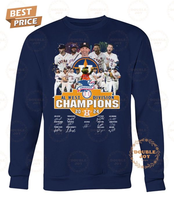 Houston Astros AL West Division Champions 2024 T-Shirt