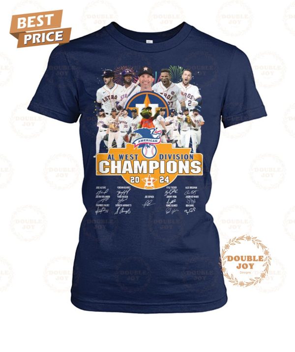 Houston Astros AL West Division Champions 2024 T-Shirt