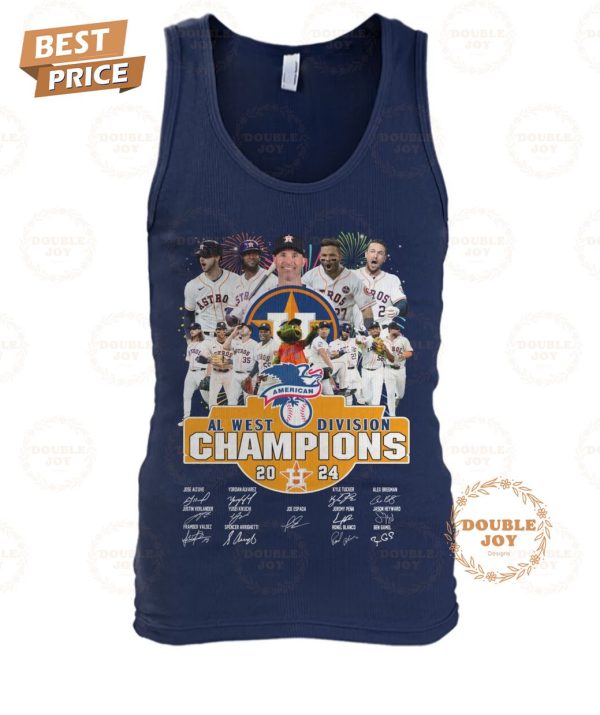 Houston Astros AL West Division Champions 2024 T-Shirt