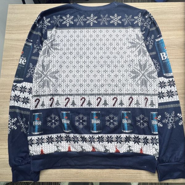 New Labatt Blue Ugly Christmas Sweater