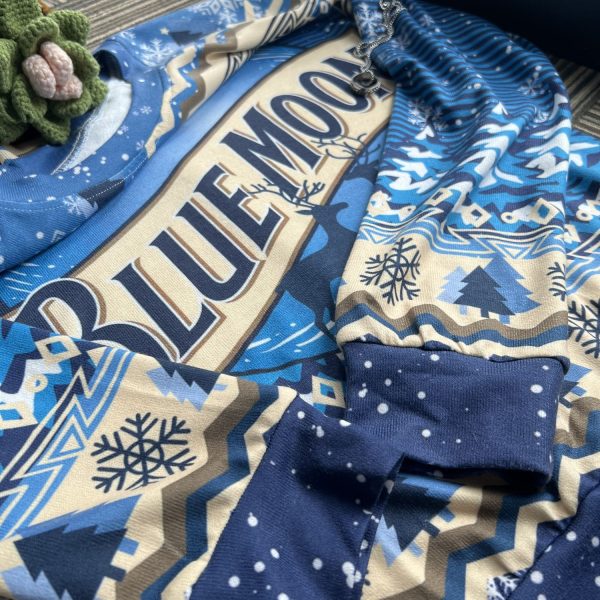 Blue Moon Beer Ugly Christmas Sweater