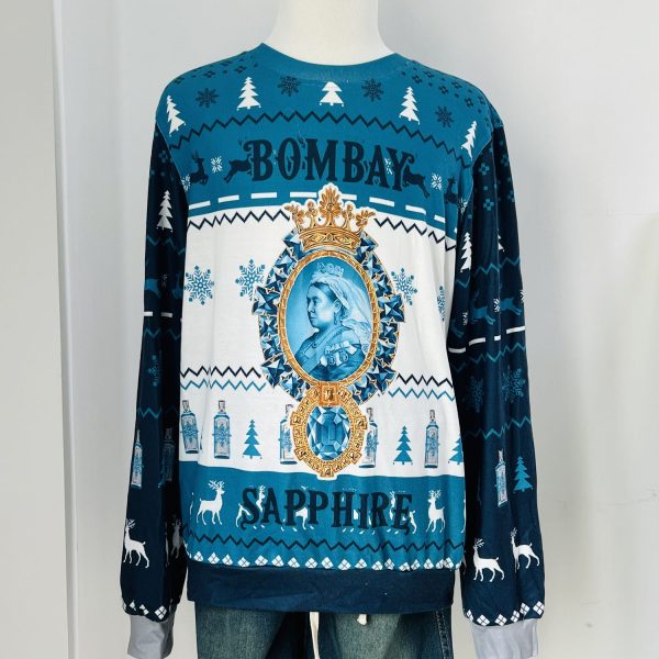 Bombay Sapphire Xmas Ugly Christmas Sweater