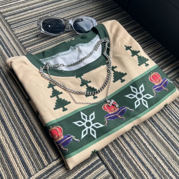 Whiskey Crown Royal Apple Christmas Ugly Sweaters