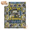 Michigan Wolverines 145th Anniversary 1879 2024 Fleece Blanket Speechless