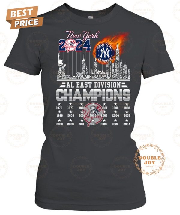 New York Yankees 2024 AL East Division Champions T-Shirt