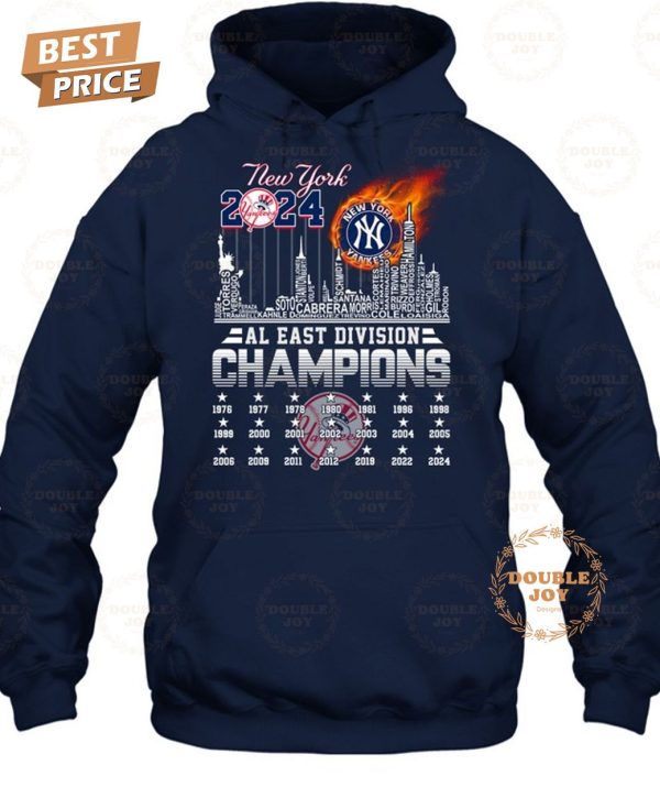 New York Yankees 2024 AL East Division Champions T-Shirt