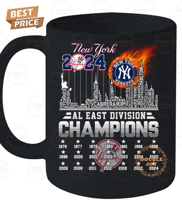 New York Yankees 2024 AL East Division Champions T-Shirt