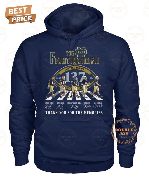 Notre Dame Fighting Irish 137th Anniversary 1887-2024 T-Shirt