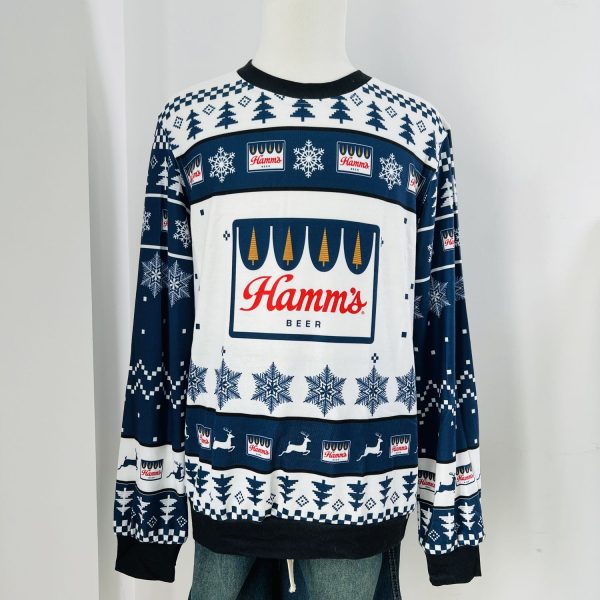 Hamm’s Logo Personalized Ugly Christmas Sweater