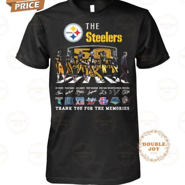 Pittsburgh Steelers 50th Anniversary Super Bowl Thank You For The Memories T-Shirt