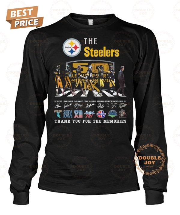 Pittsburgh Steelers 50th Anniversary Super Bowl Thank You For The Memories T-Shirt