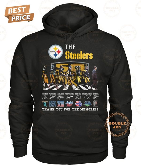 Pittsburgh Steelers 50th Anniversary Super Bowl Thank You For The Memories T-Shirt