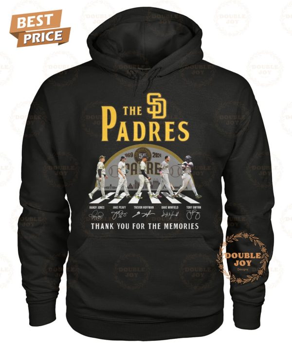 San Diego Padres 55th Anniversary Thank You For The Memories T-Shirt