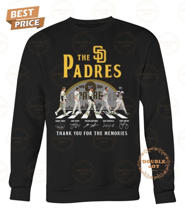 San Diego Padres 55th Anniversary Thank You For The Memories T-Shirt