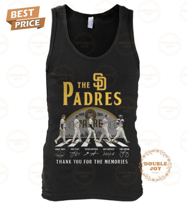 San Diego Padres 55th Anniversary Thank You For The Memories T-Shirt