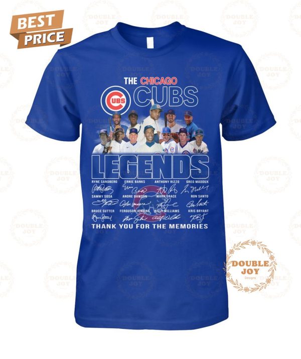 The Chicago Cubs Legends Thank You For The Memories T-Shirt