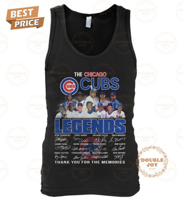 The Chicago Cubs Legends Thank You For The Memories T-Shirt