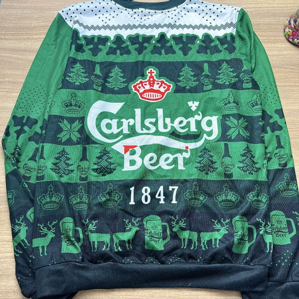 Carlsberg Beer 1847 Xmas Ugly Christmas Sweater