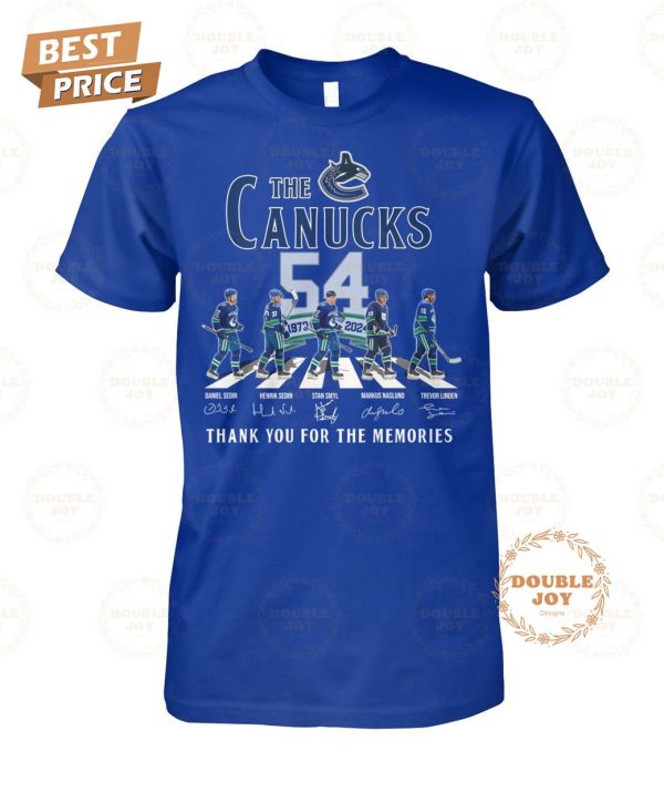 Vancouver Canucks 54th Anniversary Thank You For The Memories T-Shirt