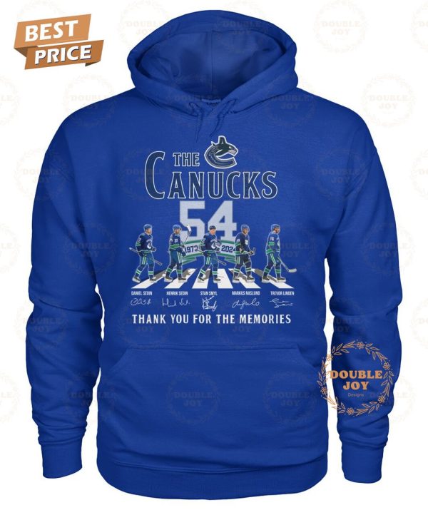 Vancouver Canucks 54th Anniversary Thank You For The Memories T-Shirt