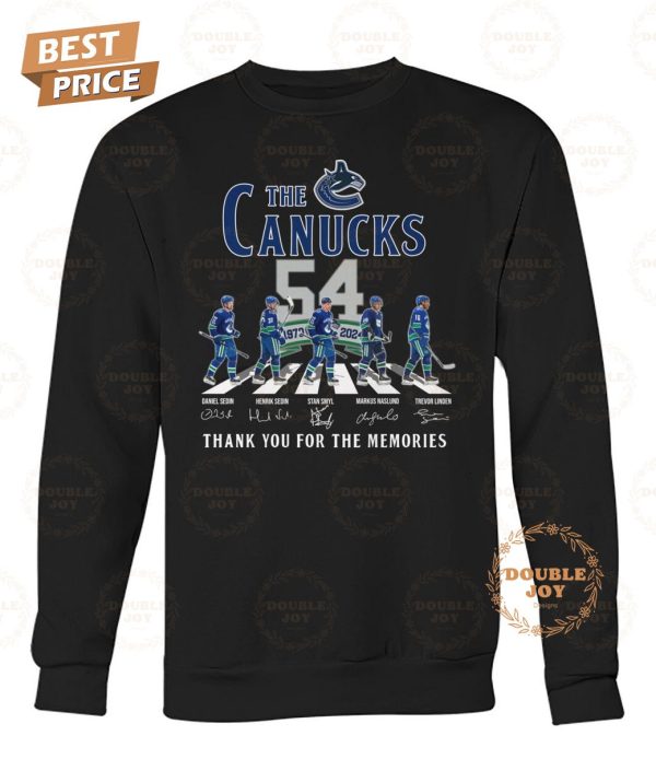 Vancouver Canucks 54th Anniversary Thank You For The Memories T-Shirt