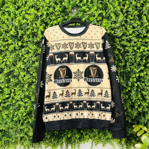 Guinness Beer Ugly Christmas Sweater