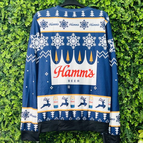 Personalized Funny Hamm_s Beer Ugly Christmas Sweater