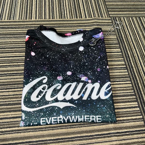 Cocaine Everywhere Cat With Snow Ugly Christmas Sweater Sweatshirt