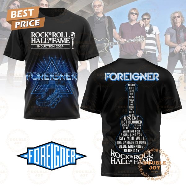 Rock & Roll Hall Of Fame Induction 2024 Foreigner Rock Band T-Shirt, Hoodie