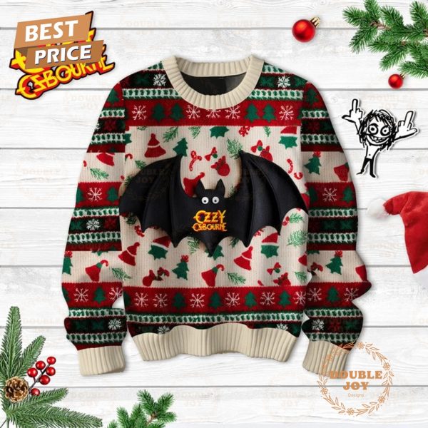 Ozzy Osbourne Merry Christmas Sweater