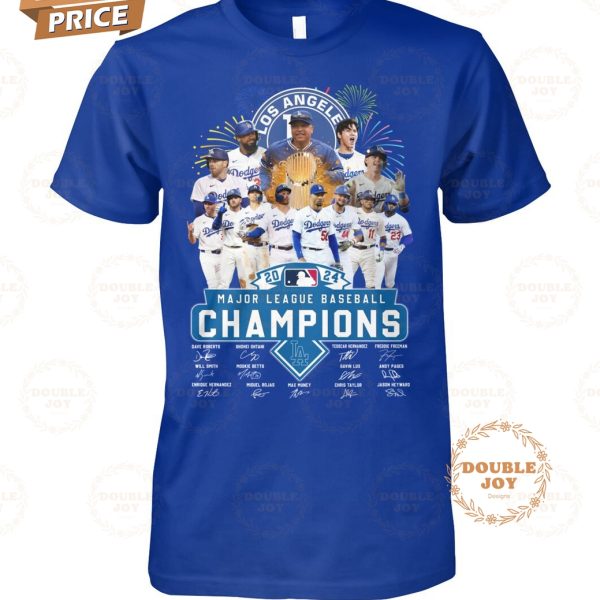 2024 Major League Baseball Champions Los Angeles Dodgers T-Shirt